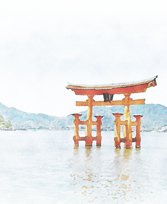 宮島、厳島神社と町家通り